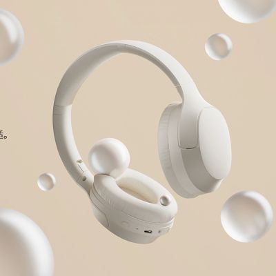 9. Słuchawki nauszne QCY H2 Pro ENC Bluetooth 5.3 - białe