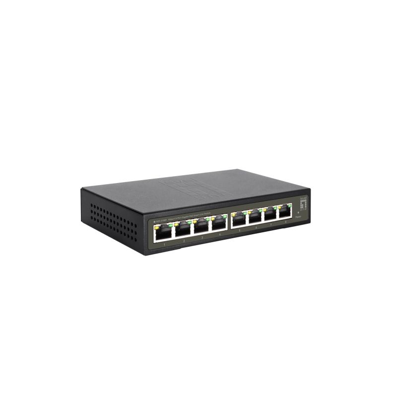 4. LevelOne Hilbert 8-portowy gigabitowy przełącznik PoE Smart Lite - 802.3at/af PoE - 8 wyjść PoE - Budżet mocy 112,8 W