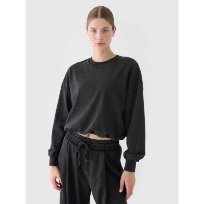 Bluza dresowa nierozpinana bez kaptura damska 4F 4FRSS24TSWSF2032-20S