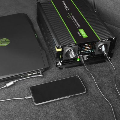 3. Adapter zasilający/inwentor Qoltec Monolith 4000 W czarny