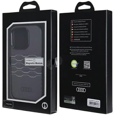 7. Etui Audi IML MagSafe na iPhone 15 Pro - czarne