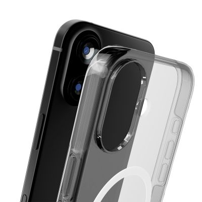 4. Etui Puro Impact Clear D3O TPU+PC kompatybilne z MagSafe na iPhone 17 - przezroczyste