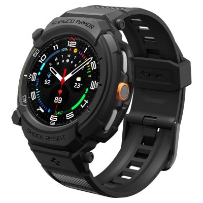 Pasek Spigen Rugged Armor Pro na Samsung Galaxy Watch 8 Classic 46 mm - czarny mat