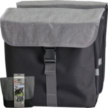 SAKWA TORBA ROWEROWA PODWÓJNA TYLNA NA BAGAŻNIK 40L XQMAX