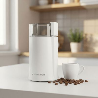 15. Młynek do kawy Esperanza Espresso EKC001W (160W; udarowy; kolor biały)