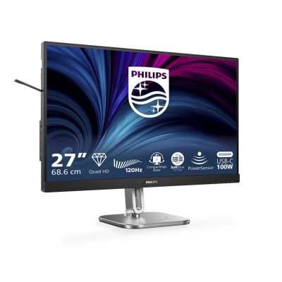 21. Philips 27B2U4601/00 monitor komputerowy 68,6 cm (27") 2560 x 1440 px Quad HD LCD Szary