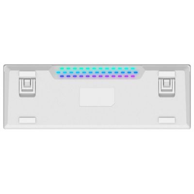 3. RAMPAGE KLAWIATURA MECHANICZNA GAMINGOWA RADIANT K11 RGB BIAŁA