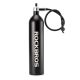 2. Zbiornik ciśnieniowy Rockbros do pompowania opon bezdętkowych tubeless 200 PSI 1.2l - czarny