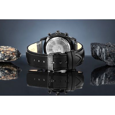 6. Zegarek Męski Giewont Chronograph Sapphire Czarny GW5630-A1