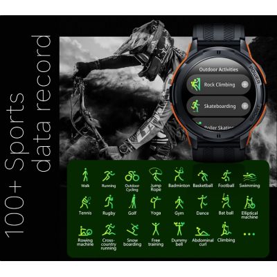 8. Smartwatch Męski Rubicon RNCF26-1 BLACK