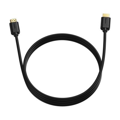 6. Baseus kabel przewód HDMI 2.0 4K 60 Hz 3D HDR 18 Gbps 3 m czarny (CAKGQ-C01)