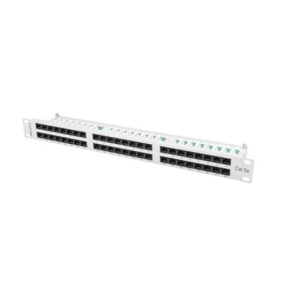 Patch panel Lanberg PPU5-1048-S (1U; kat. 5e; 48xRJ-45)
