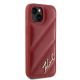 4. Etui Karl Lagerfeld Diagonal Quilted Script na iPhone 15 / 14 / 13 - czerwone