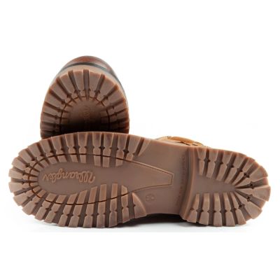 9. Wrangler Yuma buty męskie sztyblety trzewiki eleganckie skórzane brązowy biały