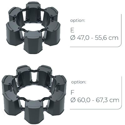 5. PODSTAWA DO ZBIORNIKA NA WODĘ DESZCZÓWKĘ MODULAR 6 BASECAN ANTRACYT