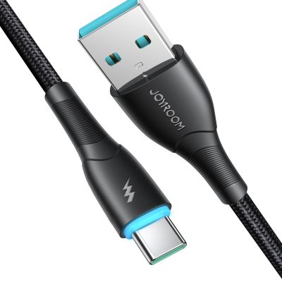 7. Kabel Joyroom Starry Series SA32-AC3 3A USB-A / USB-C 1m - czarny