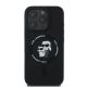 4. Etui Karl Lagerfeld Silicone Karl&Choupette Heads Ring MagSafe na iPhone 16 Pro Max - czarne