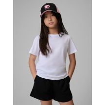 T-shirt regular gładki dziewczęcy 4F 4FJRMM00TTSHF3553-10S