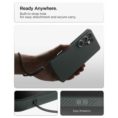 15. Etui Spigen Liquid Air Mag MagSafe na Samsung Galaxy S26 Ultra - zielone