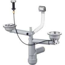 Syfon do zlewozmywaka granitowego 1.5- i 2-komorowego - Space-Saver ZXY 9912 5907650841609