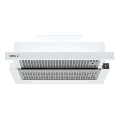 4. Okap teleskopowy CATA CAMPANA TFH 6830 GWH Klasa efektywności energetycznej A+++ Szerokość 60 cm 795 m3/h Sterowanie dotykowe DOPROWADZIŁO Biały