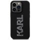 3. Etui Karl Lagerfeld 3D Rubber Glitter Logo na iPhone 15 Pro - czarne