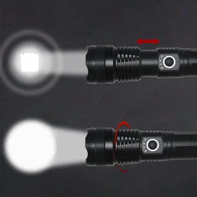 6. Latarka taktyczna Wozinsky WLT-15W 15 W 1500 lm CREE IP65 z regulacją wiązki - czarna