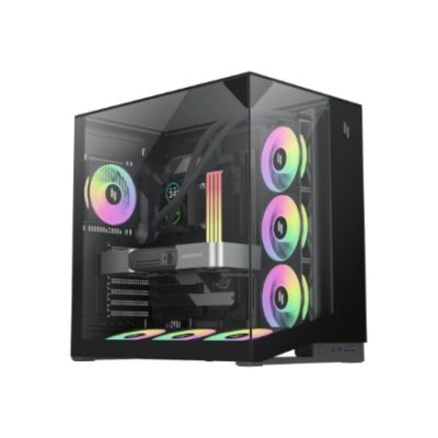 15. GameMax NEX C56 VC BK zabezpieczenia & uchwyty komputerów Midi Tower Czarny
