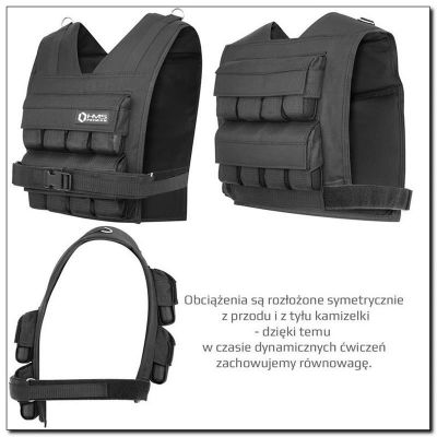 27. Kamizelka treningowa z obciążeniem 16kg Cordura HMS KTO16
