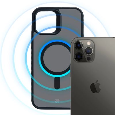 19. Etui 3mk Smoke MagCase na Apple iPhone 12 Pro Max - czarne