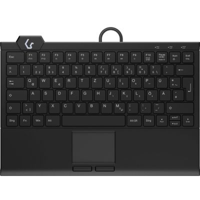 5. KeySonic KSK-5210ELU (DE) klawiatura Dom USB QWERTZ Niemiecki Czarny