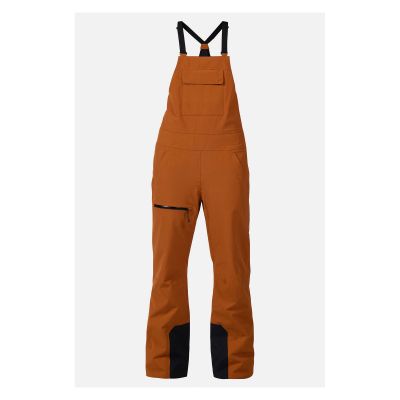 Spodnie narciarskie damskie ROSSIGNOL W Outerlimits Insulated Bib brązowe