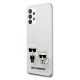 2. Etui Karl Lagerfeld Karl & Choupette na Samsung Galaxy A32 5G - przezroczyste