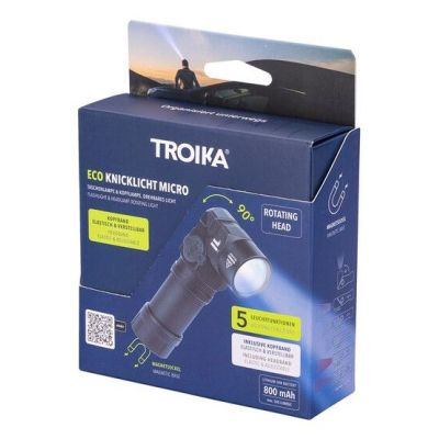 5. TROIKA ECO KNICKLICHT MICRO Czarny Hand flashlight + Headband flashlight SMD LED