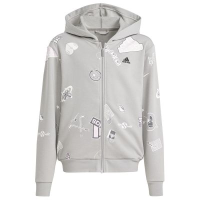 6. Bluza adidas Biuv Zip Hoodie Jr IS3755