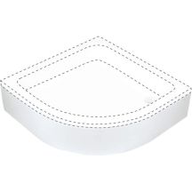 Deante PLUS II Osłona brodzika półokrągła 80 cm