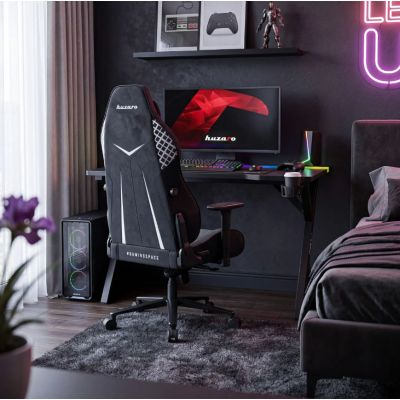 4. Biurko gamingowe Huzaro Hero 2.4 RGB Black