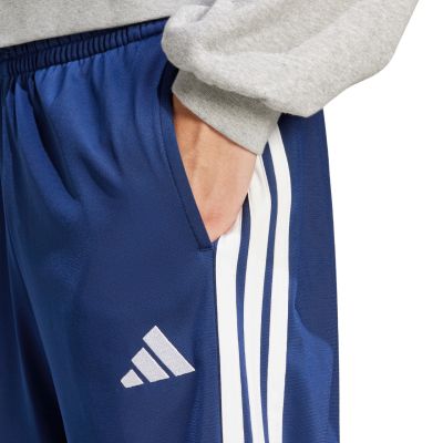 5. Spodnie męskie adidas 3-Stripes Tricot Regular Fit Open Hem niebieskie JI8803