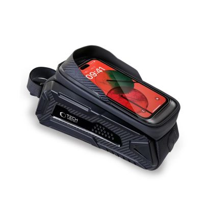 4. Torba Tech-Protect V2 rowerowa z miejscem na telefon 1.2l - czarna