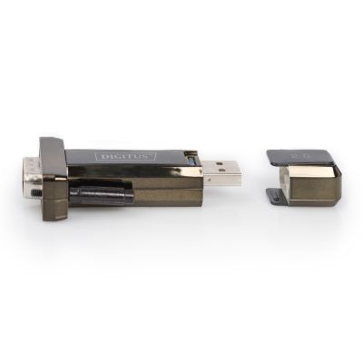 28. Adapter DIGITUS DA-70156 (USB M - RS-232 M; kolor czarny)