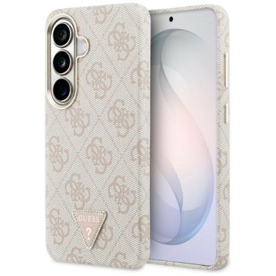 Etui Guess 4G Triangle Logo MagSafe na Samsung Galaxy S26 - różowe