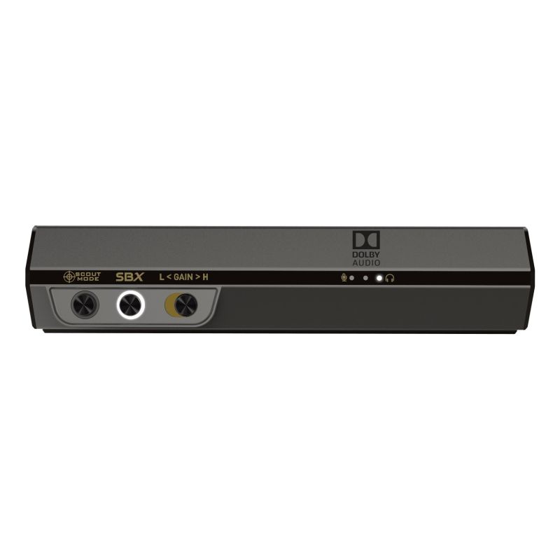 4. Creative Labs Sound BlasterX G6 2.0 kan. USB