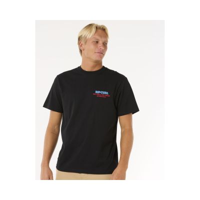 2. Koszulka RIP CURL Surf Revival Ding Repair Tee czarny