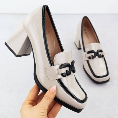 10. Półbuty na słupku Potocki W SZ12553 WOL289B