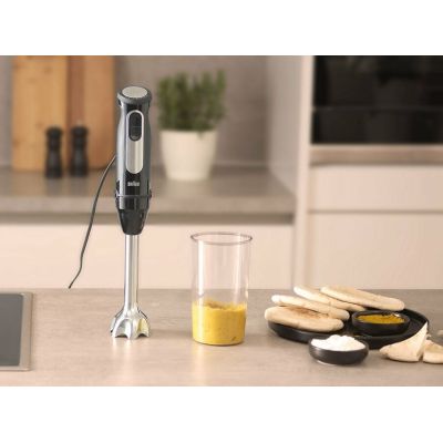 6. Braun MultiQuick 5 Pro 0,6 l Blender immersyjny 1000 W Czarny, Srebrny