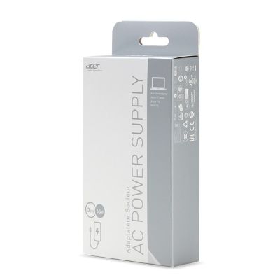4. Acer AC Adapter 65W adapter zasilający/ inwentor Wewnętrzna Czarny