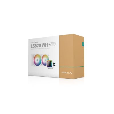 7. DeepCool LS520 WH Procesor Chłodnica cieczy all-in-one 12 cm Biały 1 szt.