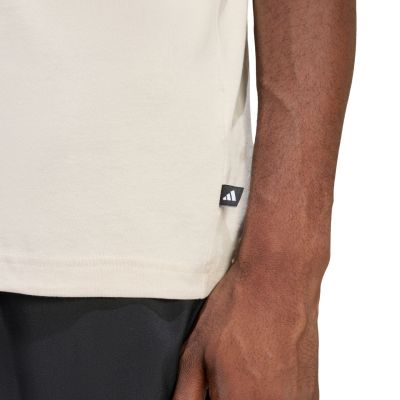 5. Koszulka męska adidas Camo Modern Logo Graphic beżowa JZ7495