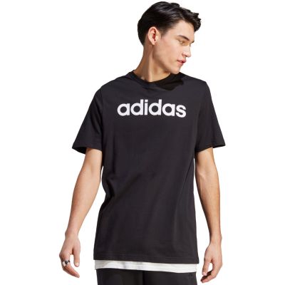 9. Koszulka adidas Essentials Single Jersey Linear Embroidered Logo Tee M IC9274