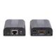 11. DIGITUS PRZEDŁUŻACZ (EXTENDER) HDMI 30M/60M PO SKRĘTCE CAT.6 4K2K 30HZ/60HZ UHD HDCP 2.2 IR AUDIO (ZESTAW) DS-55204